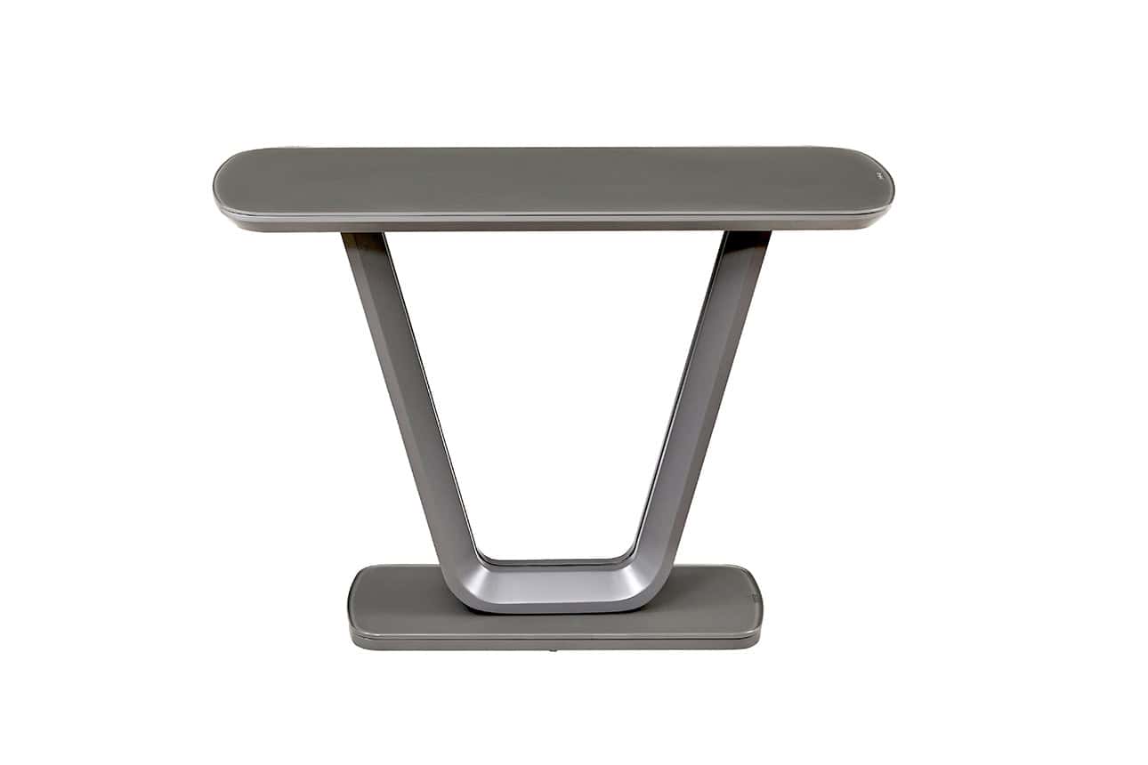 Lazzaro Console Table - Graphite Grey Matt - Image 2