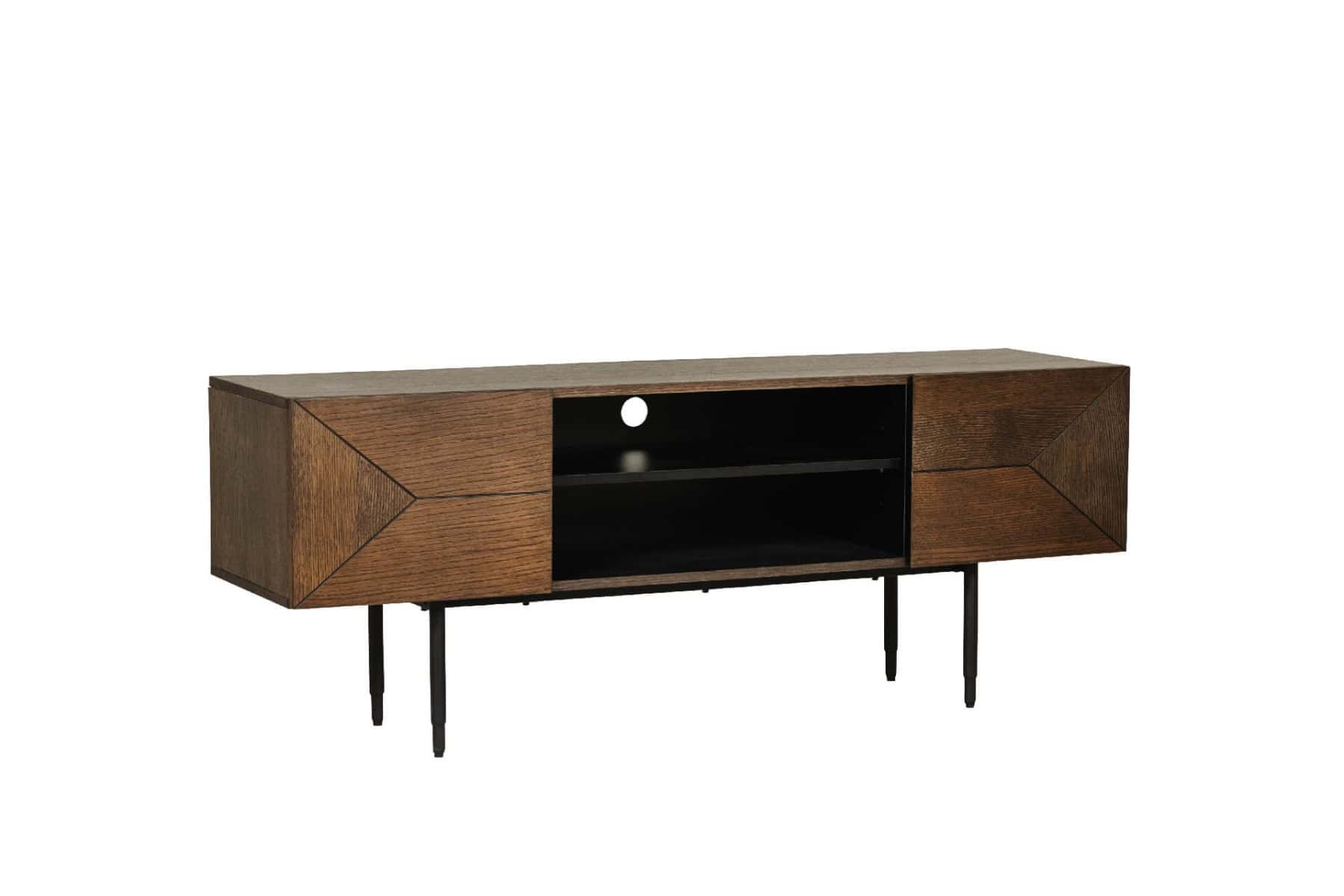 Nate TV Unit 1200 - Smoked Oak - Image 2