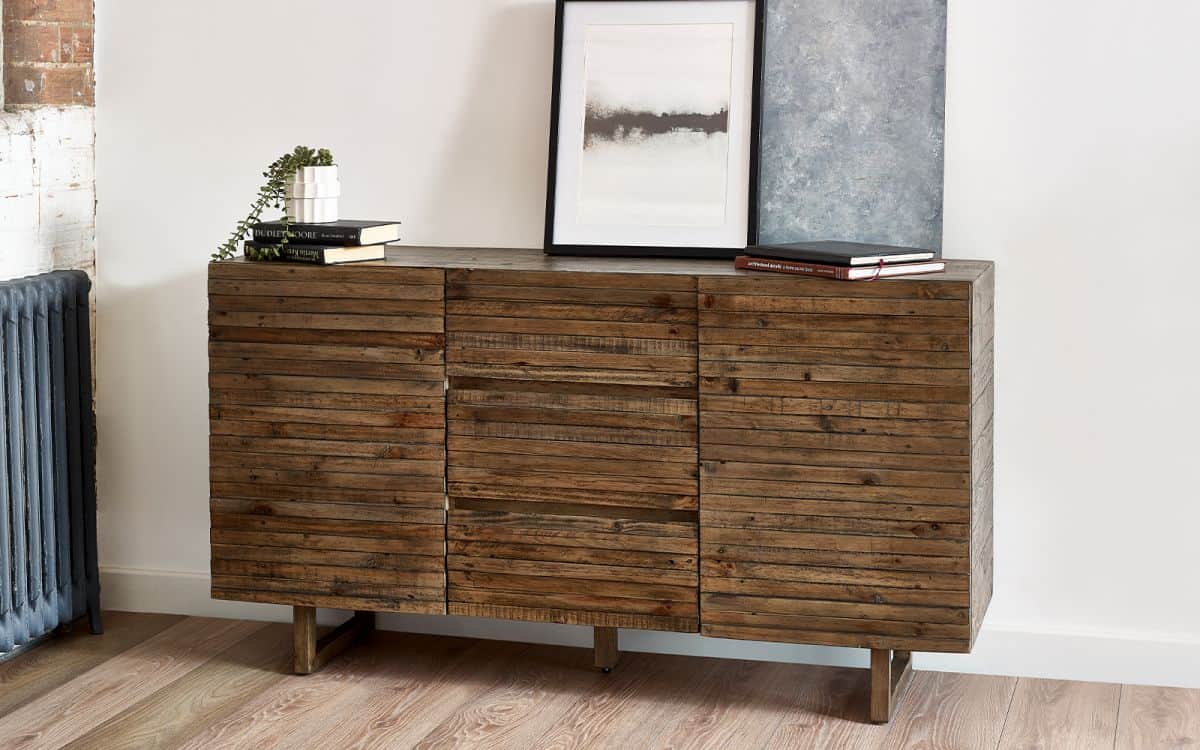 Wobage Sideboard - Reclaimed Pine | Buy Online | Beds.ie