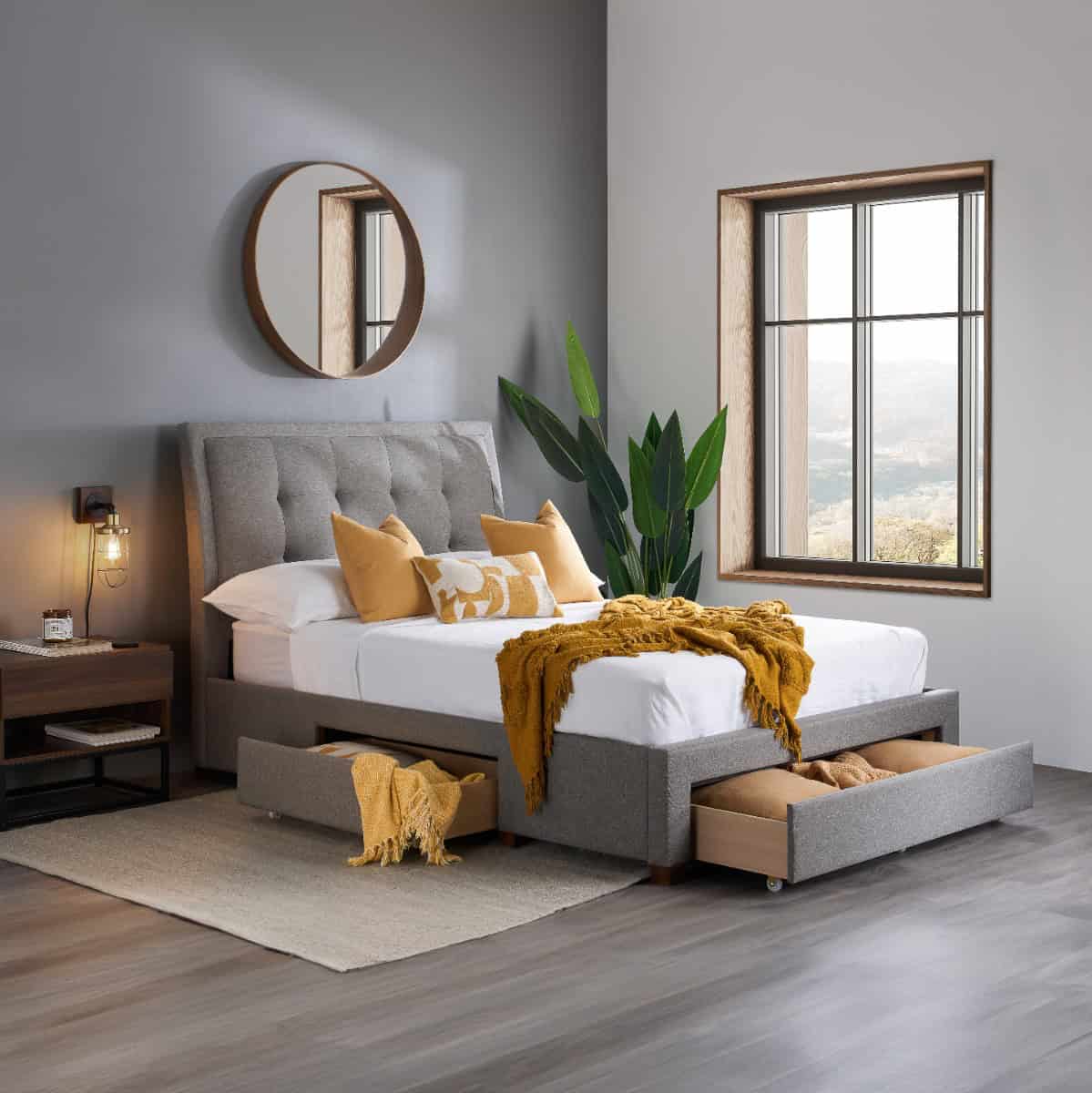 Shelby 5ft Bed - Grey | Buy Online | Beds.ie