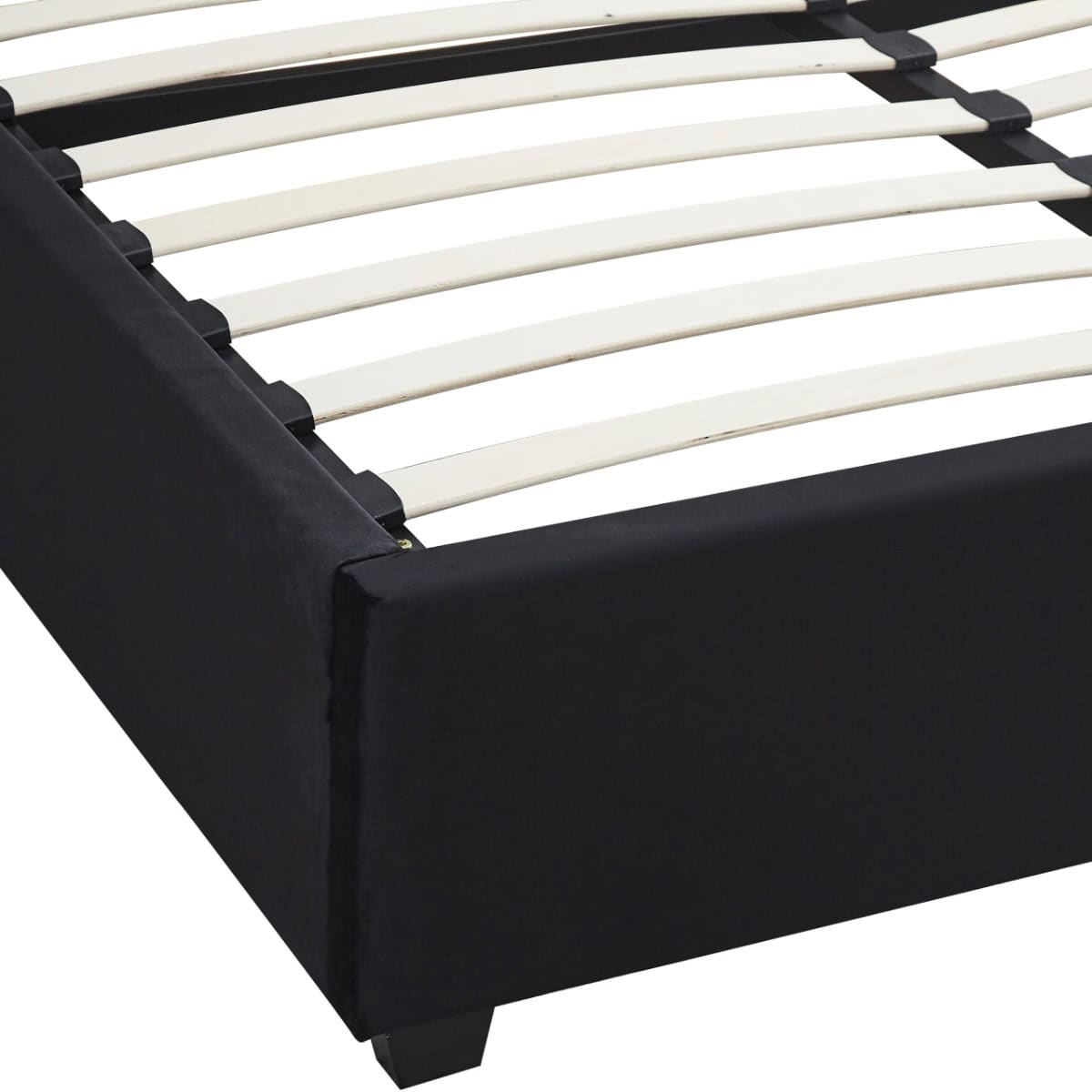 Madison 4ft6 Ottoman Bedframe - Black Velvet - Image 7