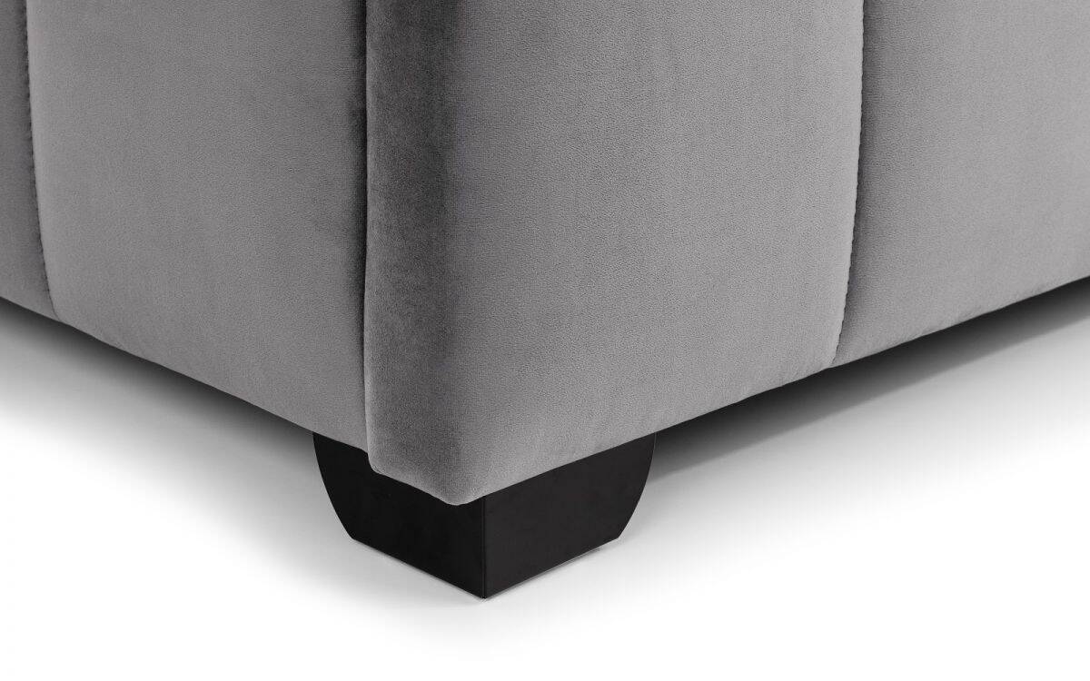 Belfort 4ft6 Bedframe - Grey Velvet - Image 6