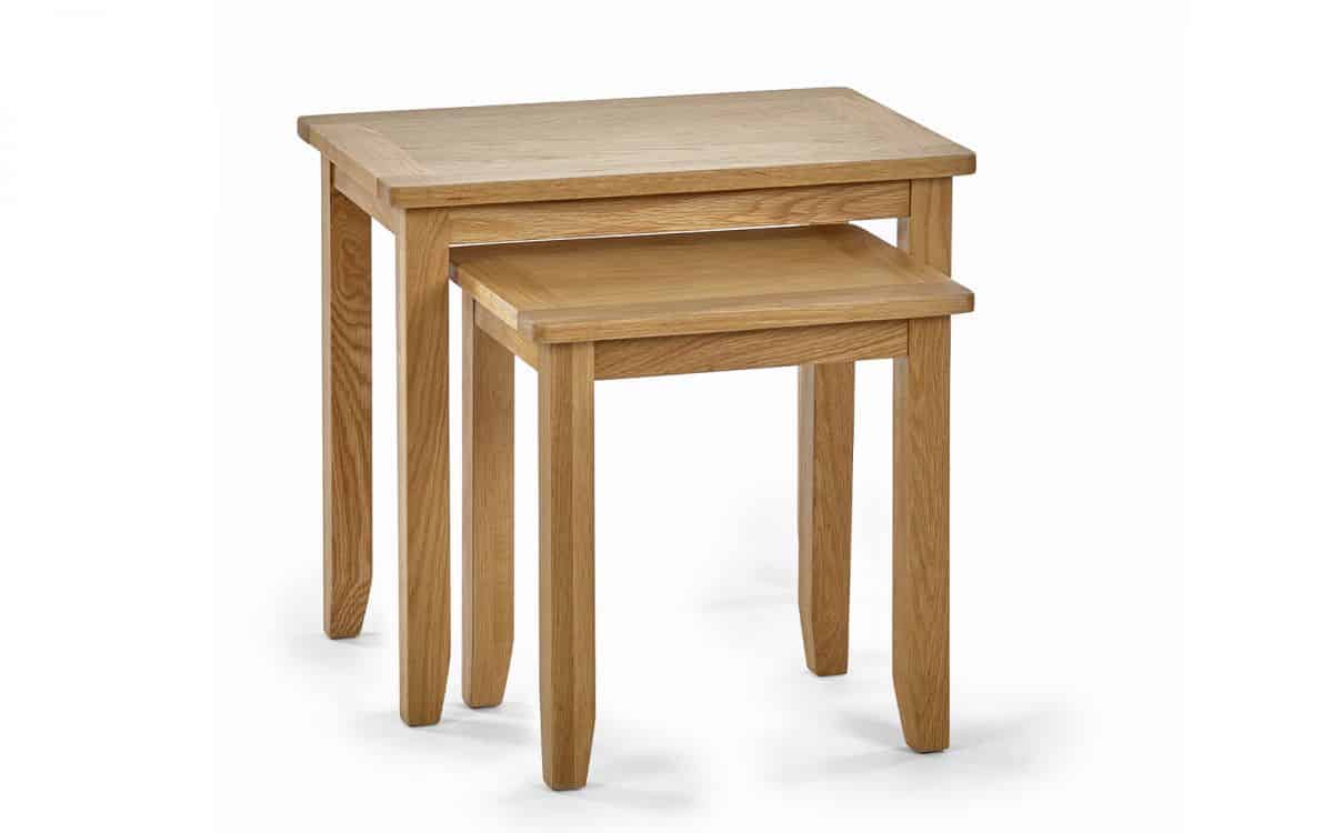 Malcolm Nest of Tables - Oak - Image 2