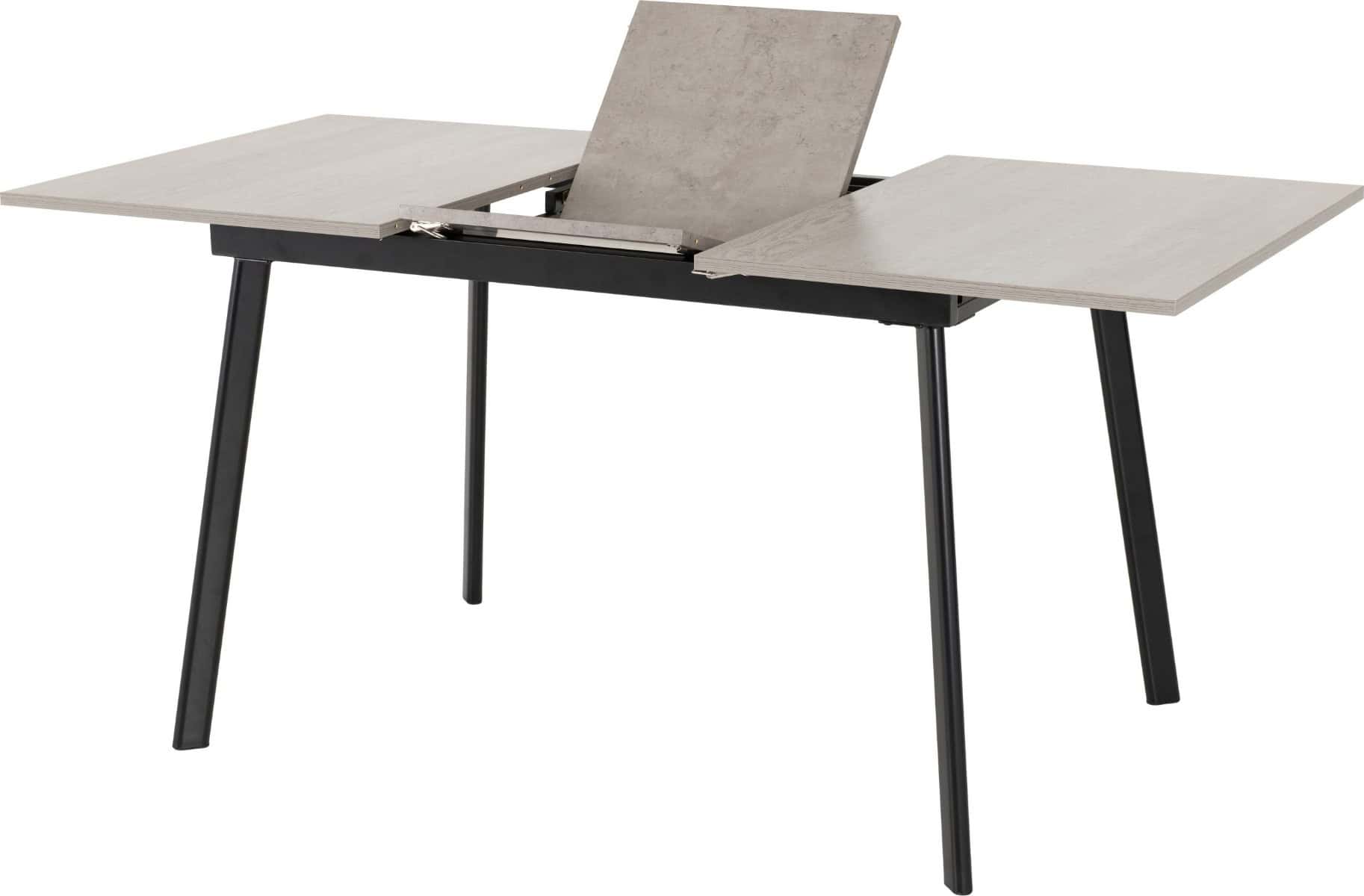 Avery Extending Dining Table - Concrete Effect | Buy Online | Beds.ie