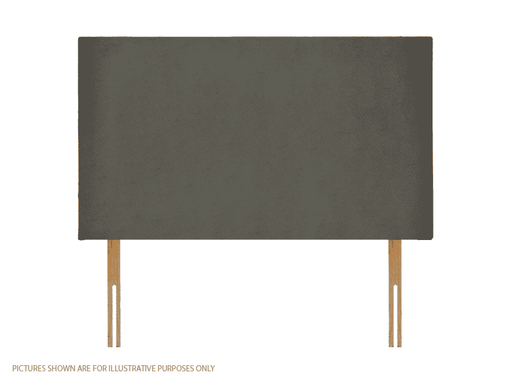 Apollo 5ft Bournemouth Headboard - Velvet Light Grey | Buy Online | Beds.ie