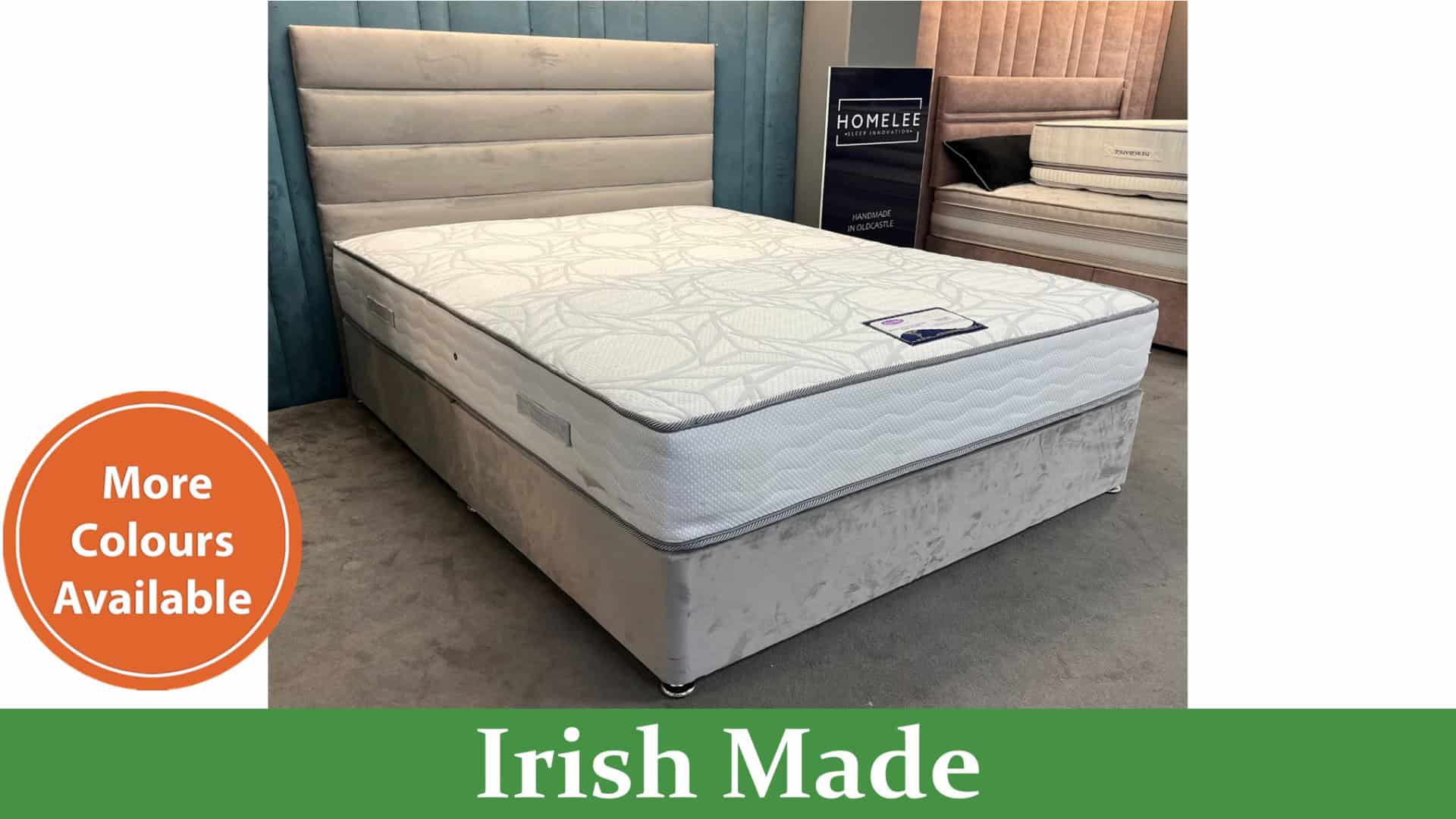 Homelee 4ft6 Spinal Pedic Elegance Mattress with 2 Drawer Divan Base - Image 4