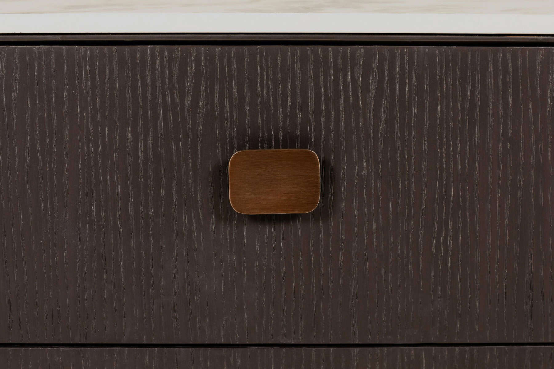 Rhodes 2 Drawer Bedside Table - Ebony - Image 6