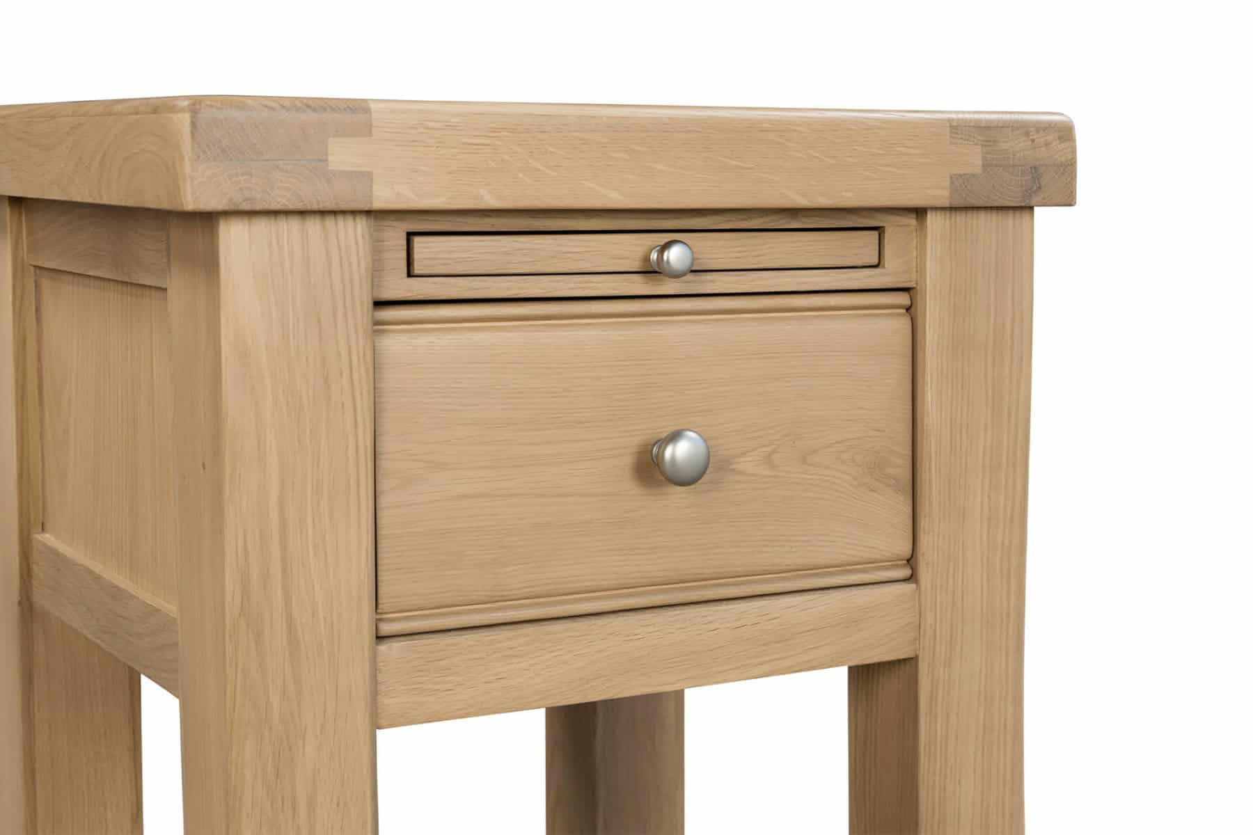 Delaney Lamp Table - Oak - Image 8