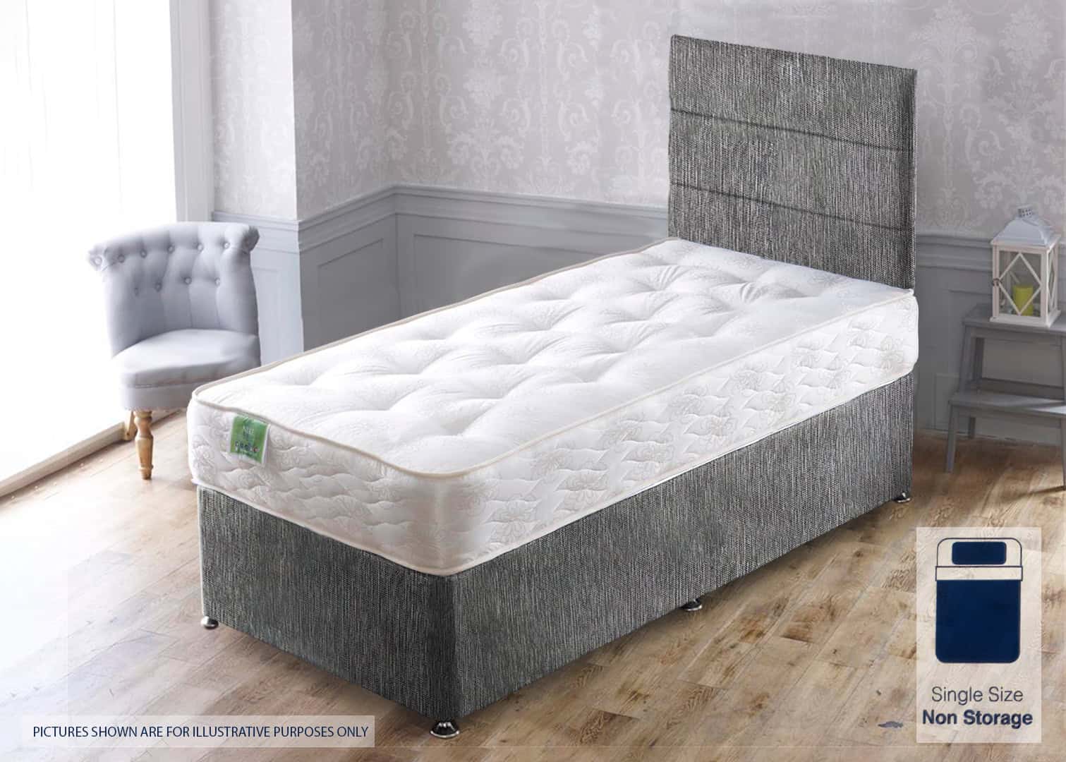 Apollo 3ft Nike Bed - House Grey | Buy Online | Beds.ie