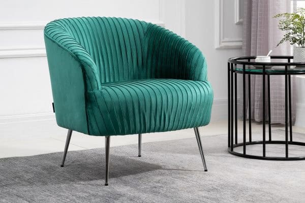 Layla Chair - Green Fabric | Buy Online | Beds.ie