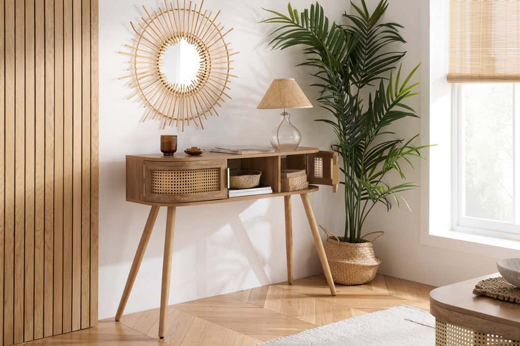 Noah Console Table - Oak - Image 2