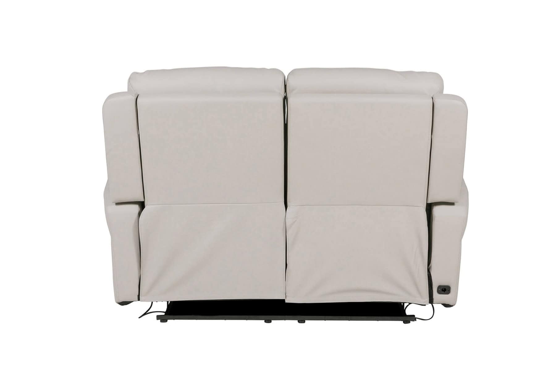Russo 2 Seater Electric Recliner - Stone - Image 4