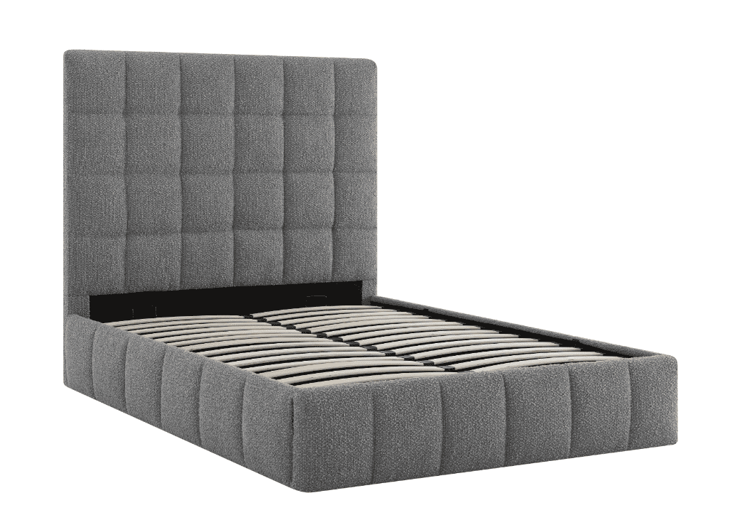 Limelight Starla Square 5ft Ottoman - Dove Grey - Image 6