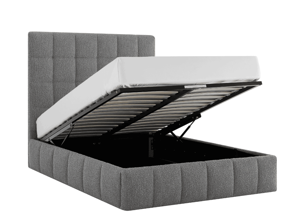 Limelight Starla Square 5ft Ottoman - Dove Grey - Image 7
