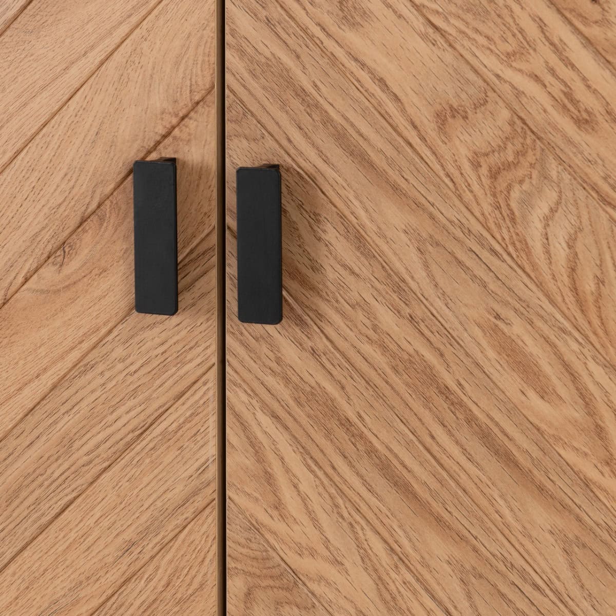 Leon 2 Door 1 Drawer Wardrobe - Medium Oak Effect - Image 6