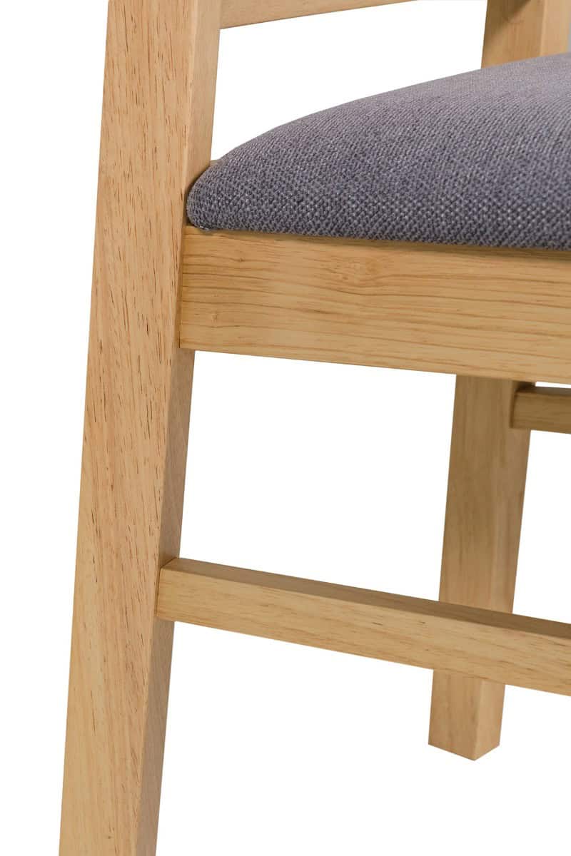 Cooper Dining Chair - Grey Padded Seat (SET OF 2) - Image 7