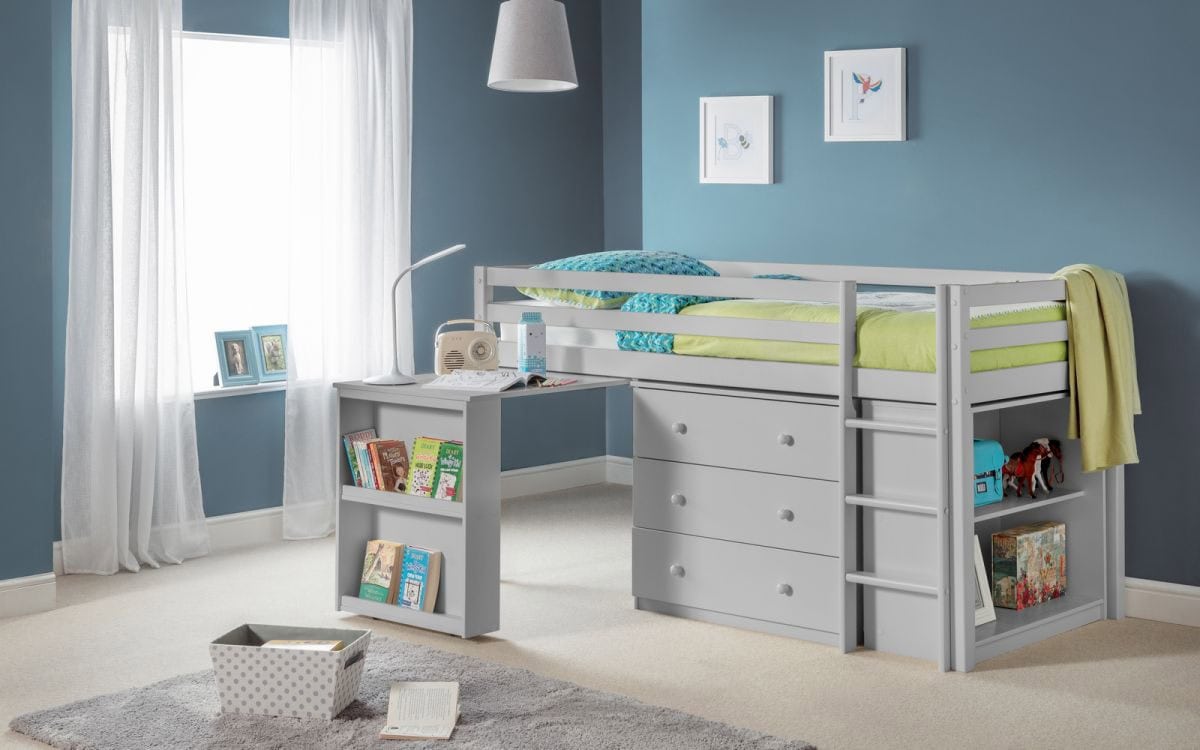Laura Mid-Sleeper - Dove Grey | Buy Online | Beds.ie
