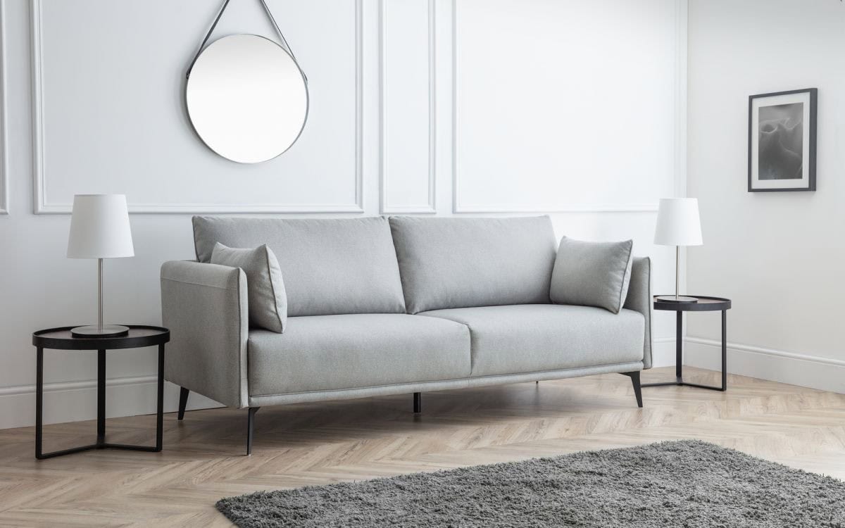 Roald 3 Seater Sofa - Light Grey | Buy Online | Beds.ie