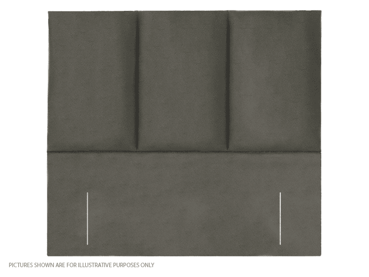 Apollo 2ft6 Monaco Headboard - Velvet Light Grey | Buy Online | Beds.ie