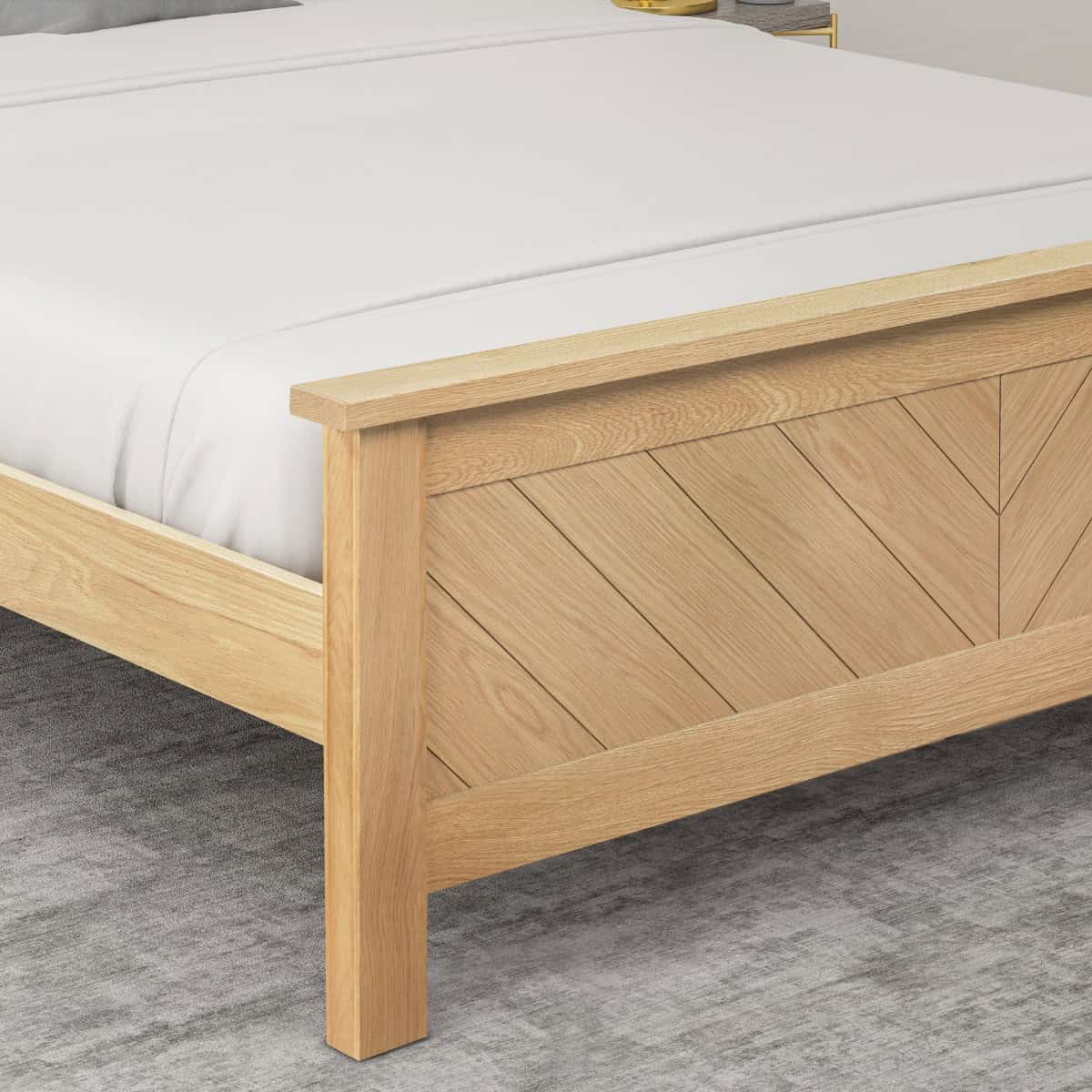 Limelight Kenji 5ft Bedframe - Light Oak - Image 3