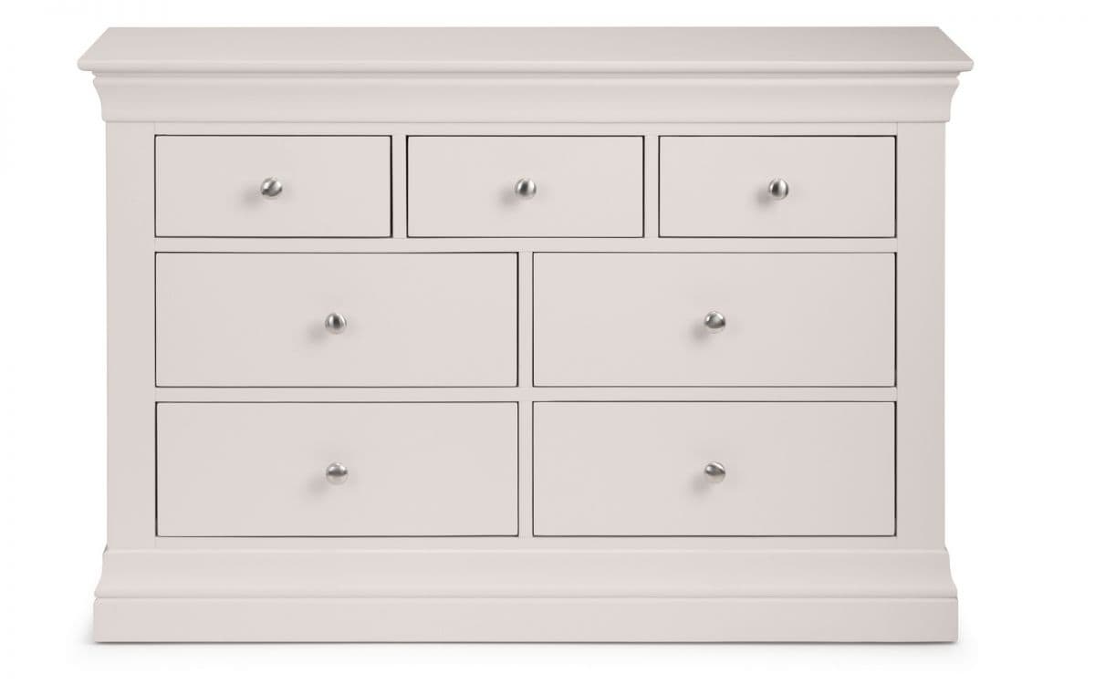 Rochelle 4+3 Chest - Light Grey - Image 2