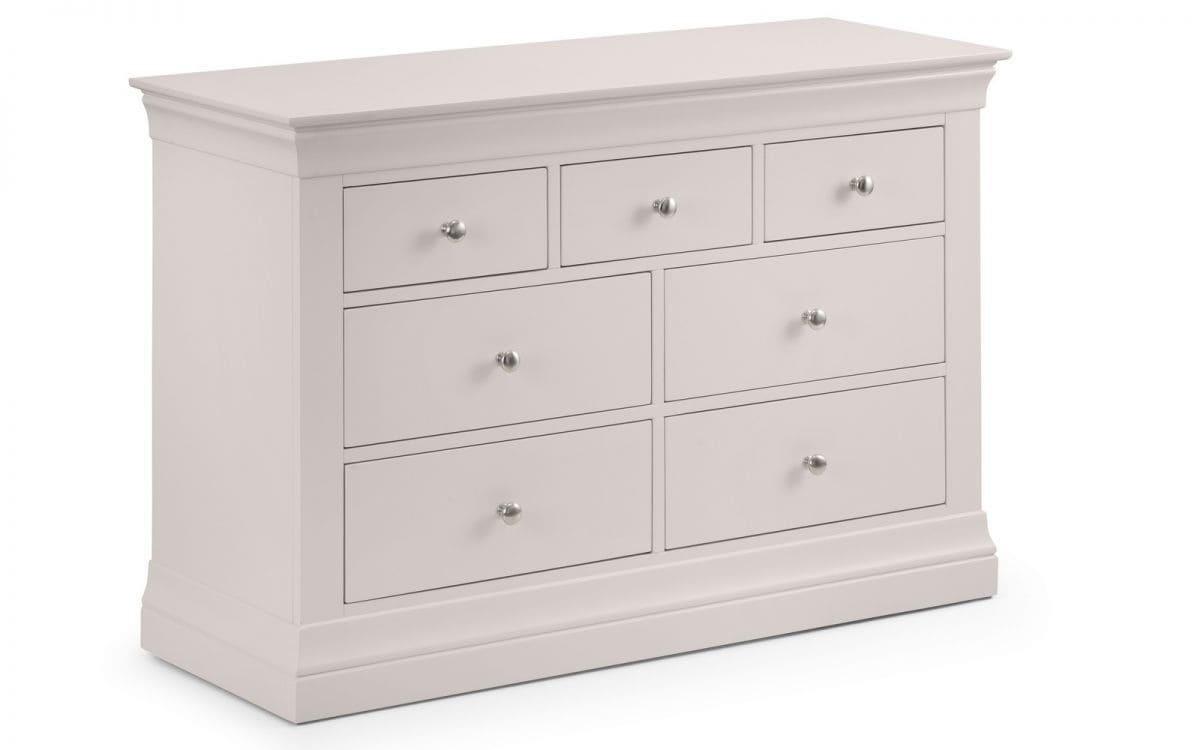 Rochelle 4+3 Chest - Light Grey - Image 3
