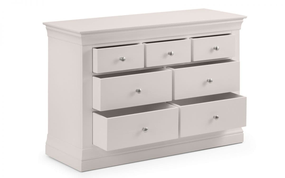 Rochelle 4+3 Chest - Light Grey - Image 4