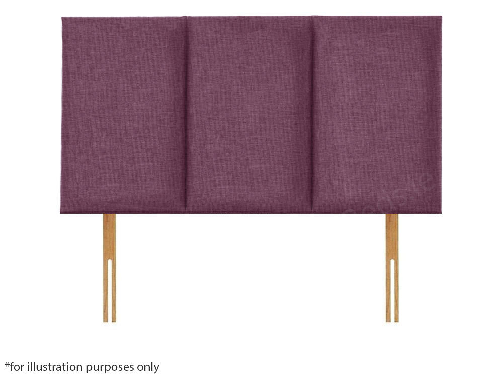 Apollo 6ft Southport Headboard - Azzure Purple | Buy Online | Beds.ie