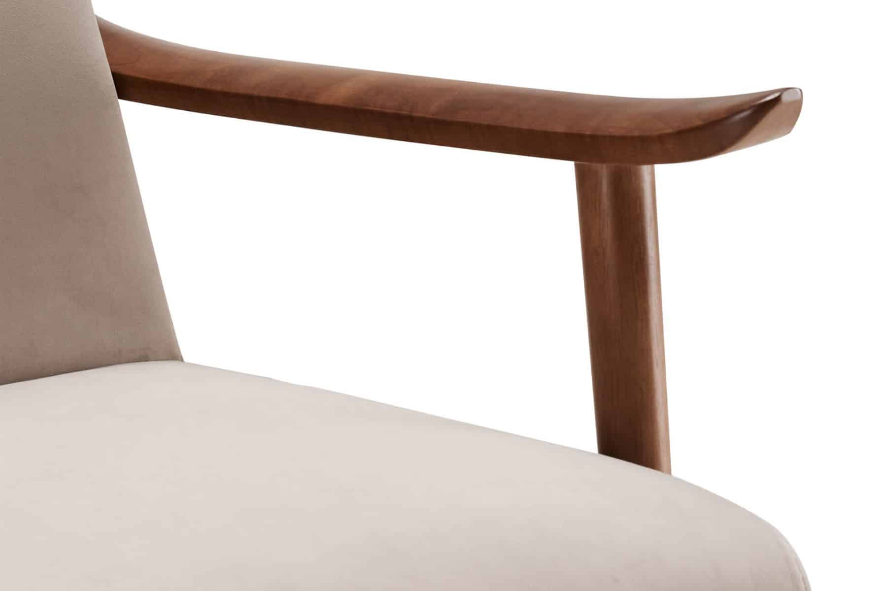 Heath Accent Chair - Taupe - Image 6