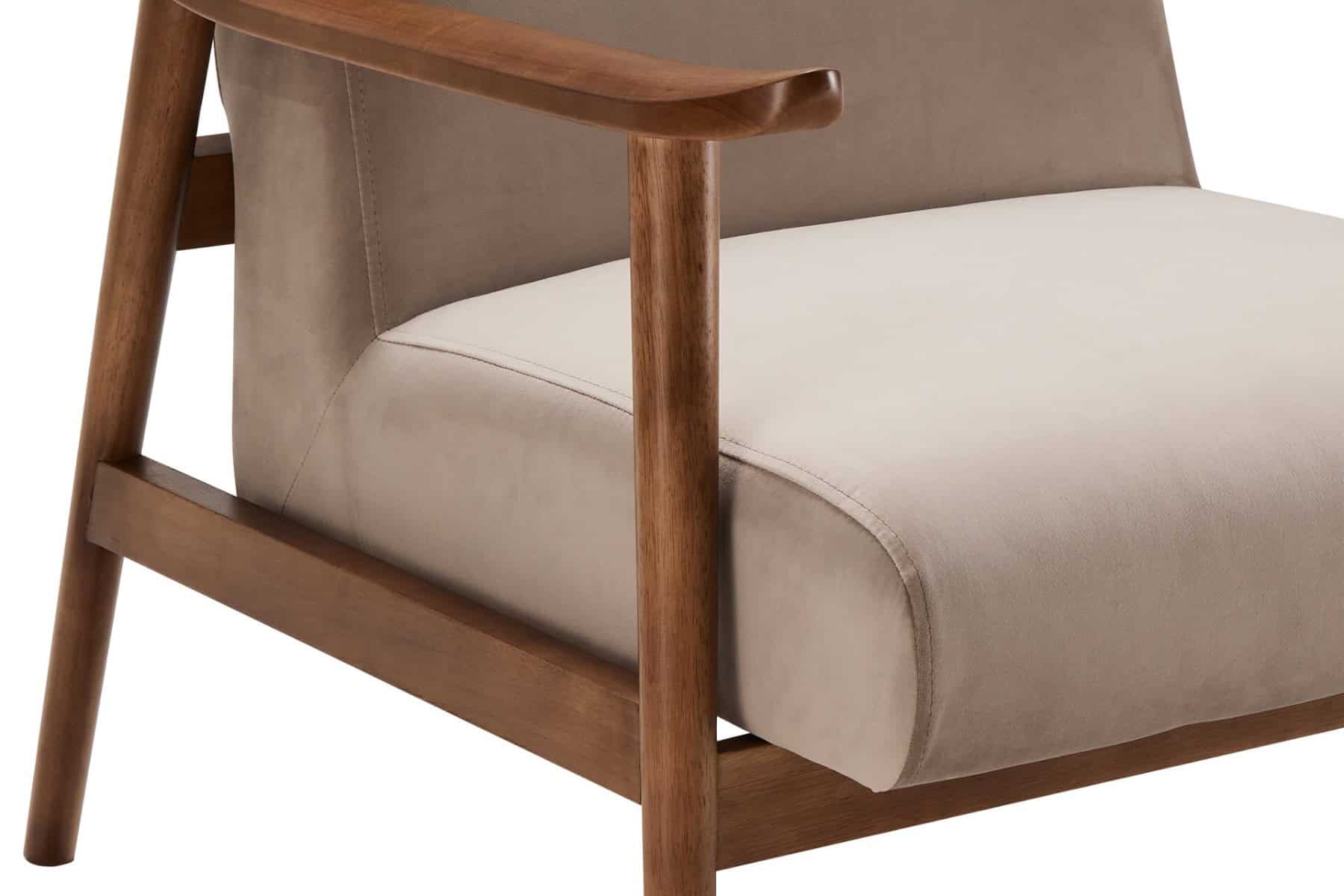 Heath Accent Chair - Taupe - Image 7