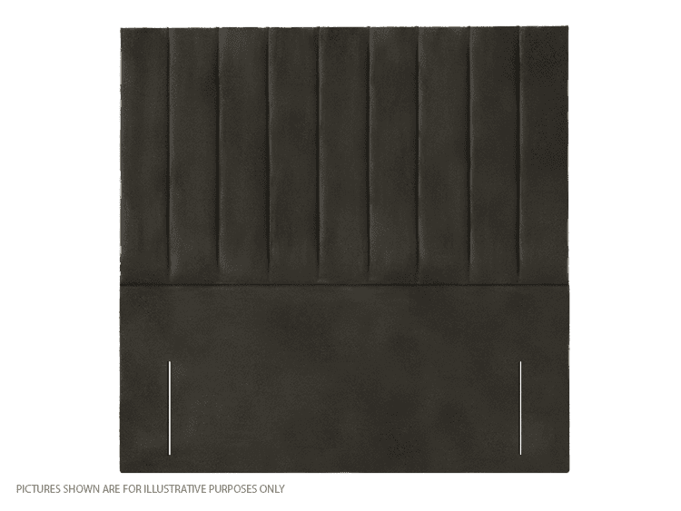 Apollo 3ft Madrid Headboard - Velvet Dark Grey | Buy Online | Beds.ie