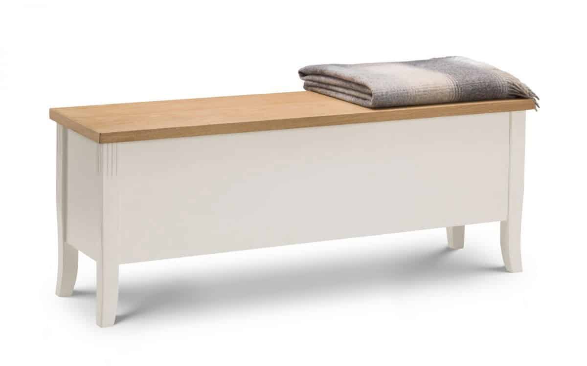 Averio Storage Bench - Ivory & Oak | Buy Online | Beds.ie