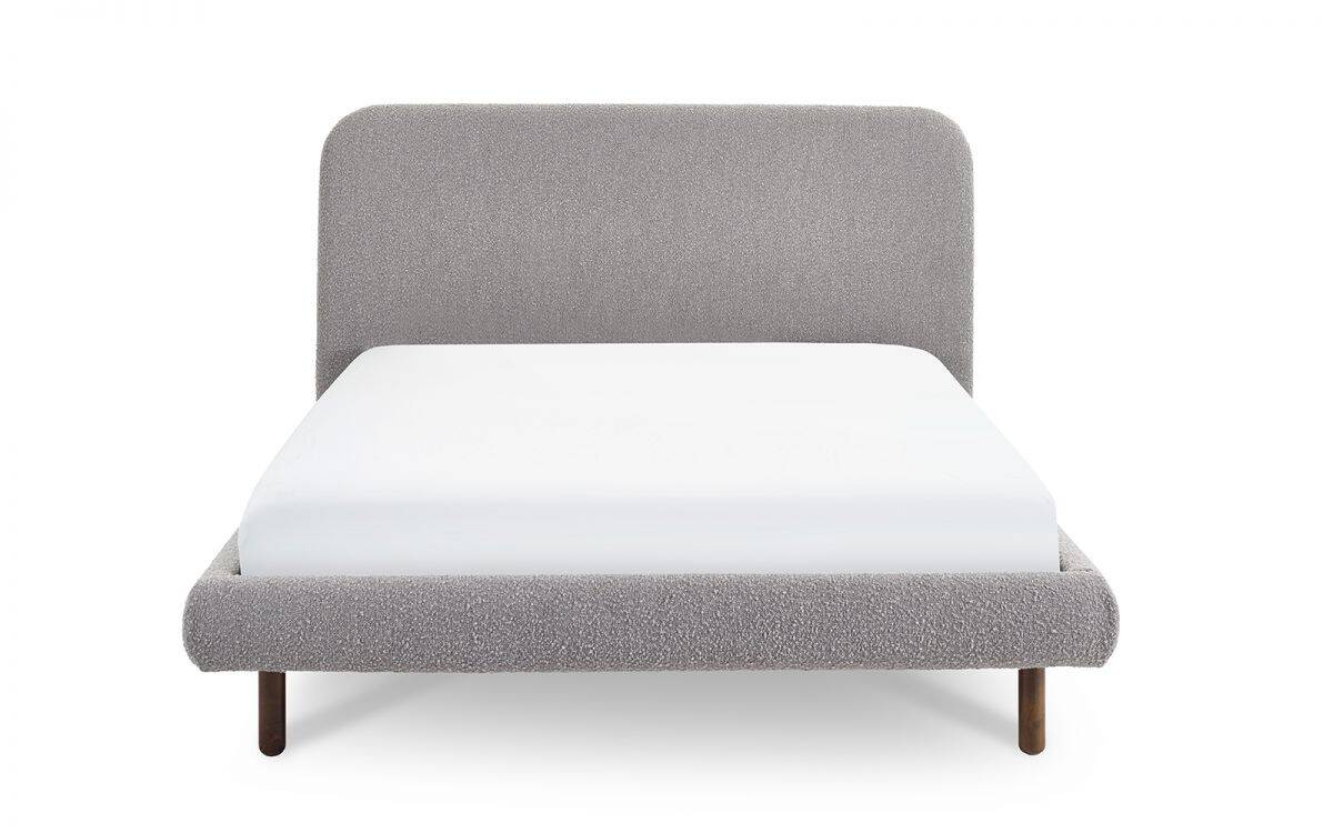 5ft Hattie Bedframe - Grey Boucle - Image 7