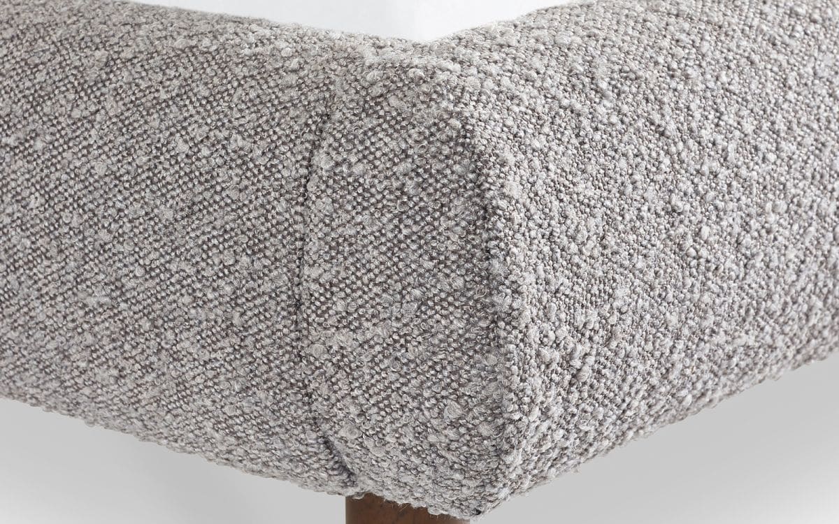 5ft Hattie Bedframe - Grey Boucle - Image 9