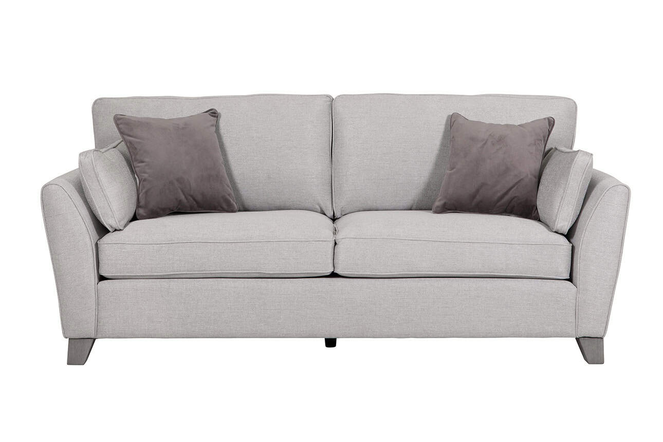 Cantrell 3 Seater Sofa - Light Grey - Image 2