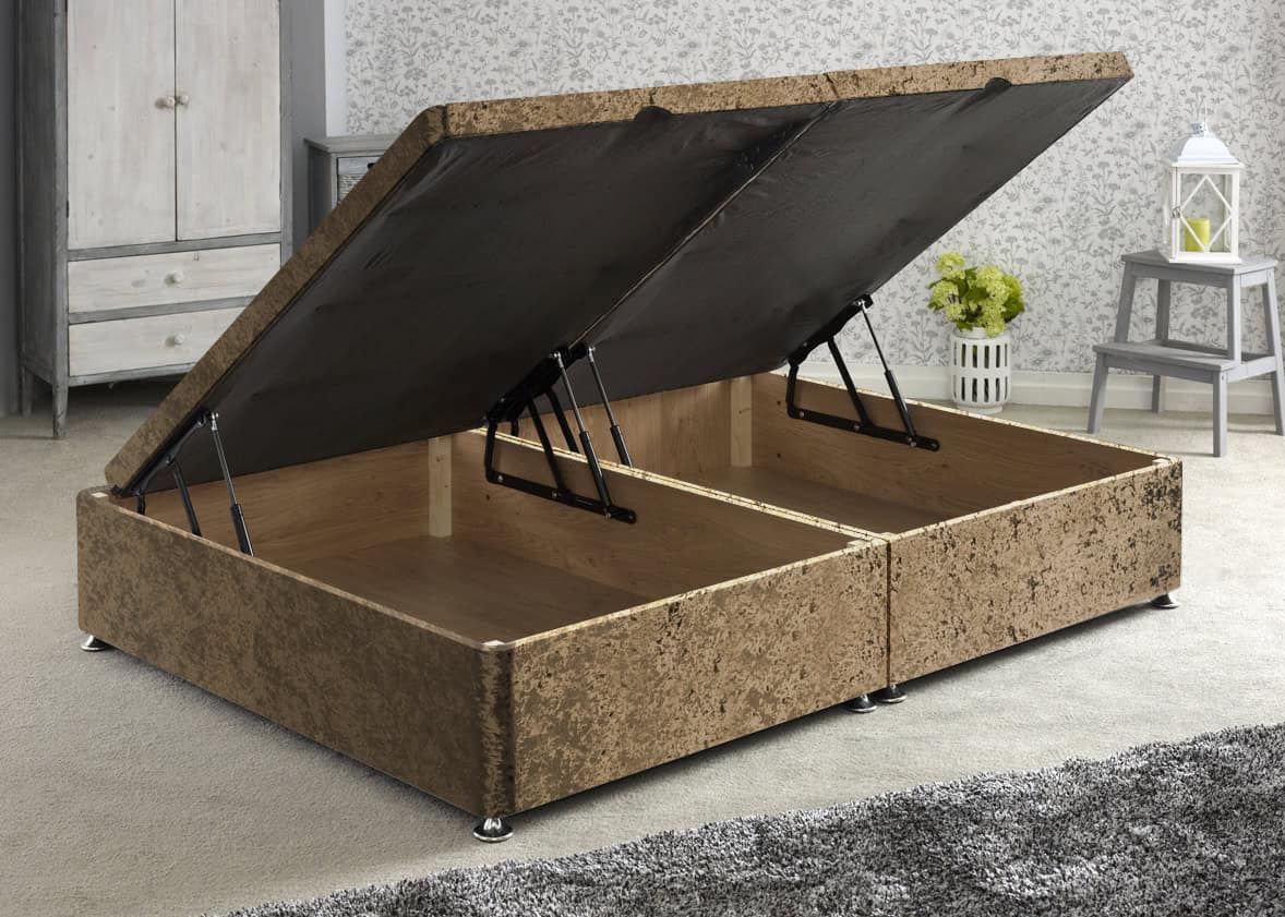 Apollo 4ft6 Glitz Sahara Side Ottoman Base | Buy Online | Beds.ie
