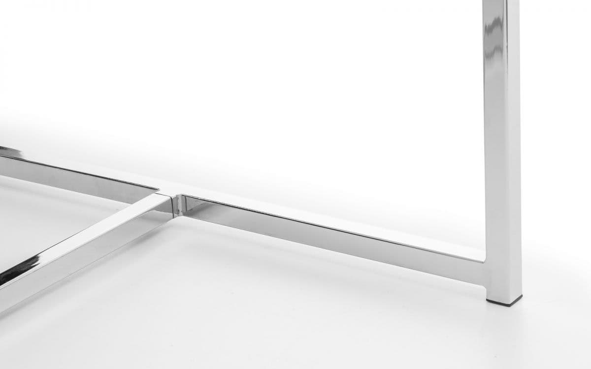 Karra Dining Table - Marble & Chrome - Image 3