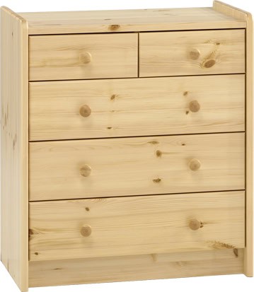 For Kids 2+3 Chest of Drawers - Natural Pine | Buy Online | Beds.ie