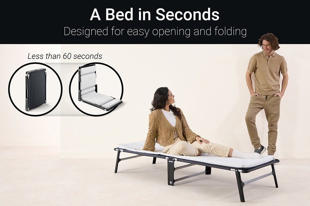 Jaybe Compact 2ft3 Folding Bed with e-Fibre Mattress - 122701 - Image 8
