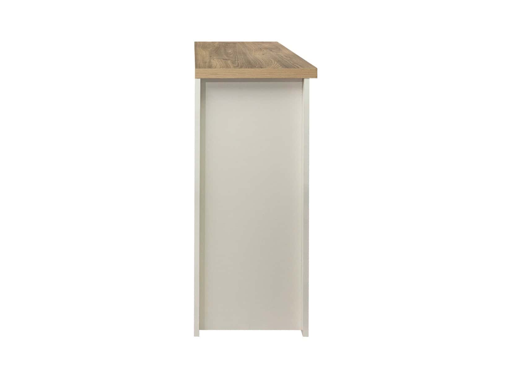 Highgate 3 Door 2 Drawer Sideboard - Cream & Oak - Image 8