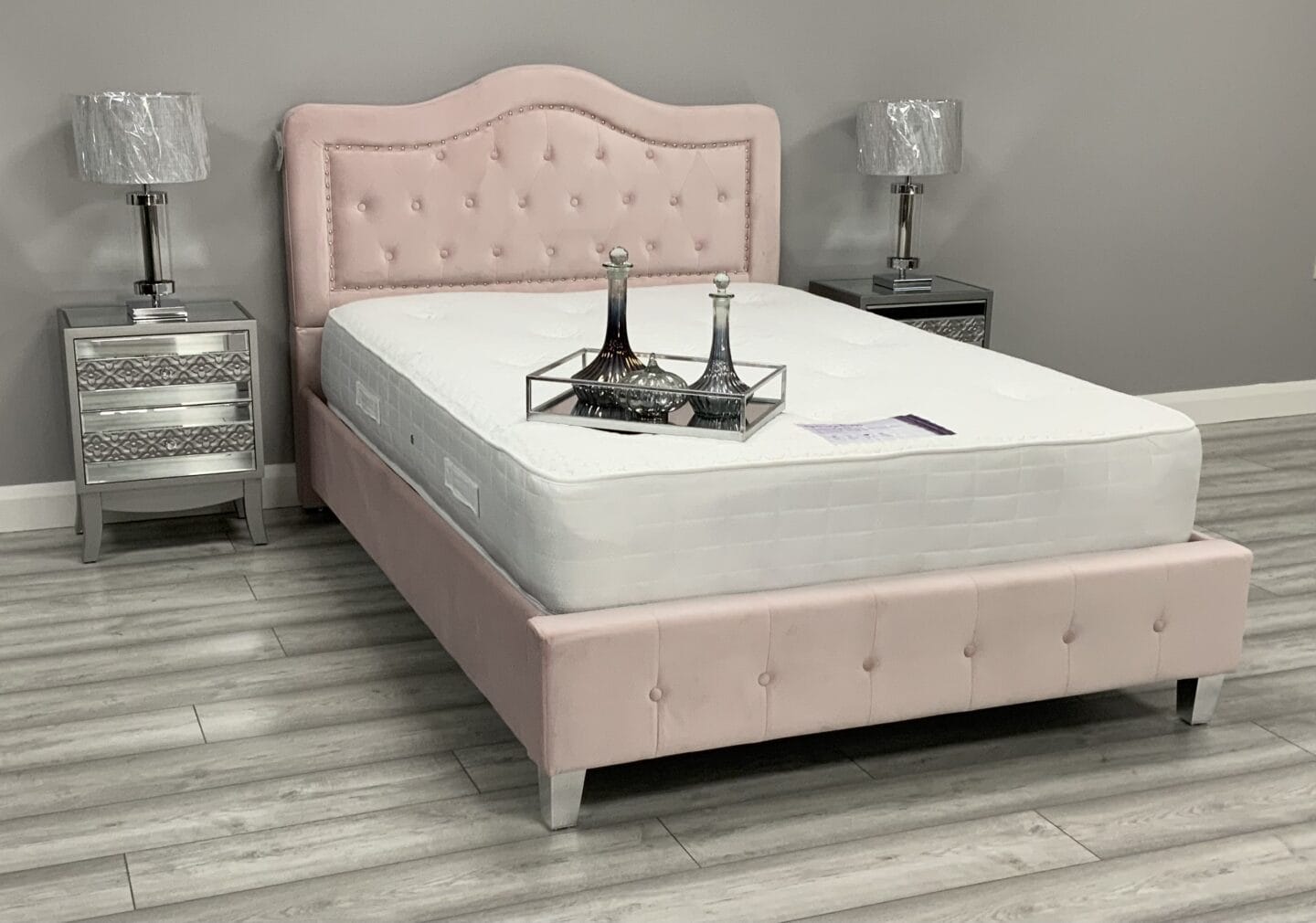 Kildare 4ft Bedframe - Pink | Buy Online | Beds.ie