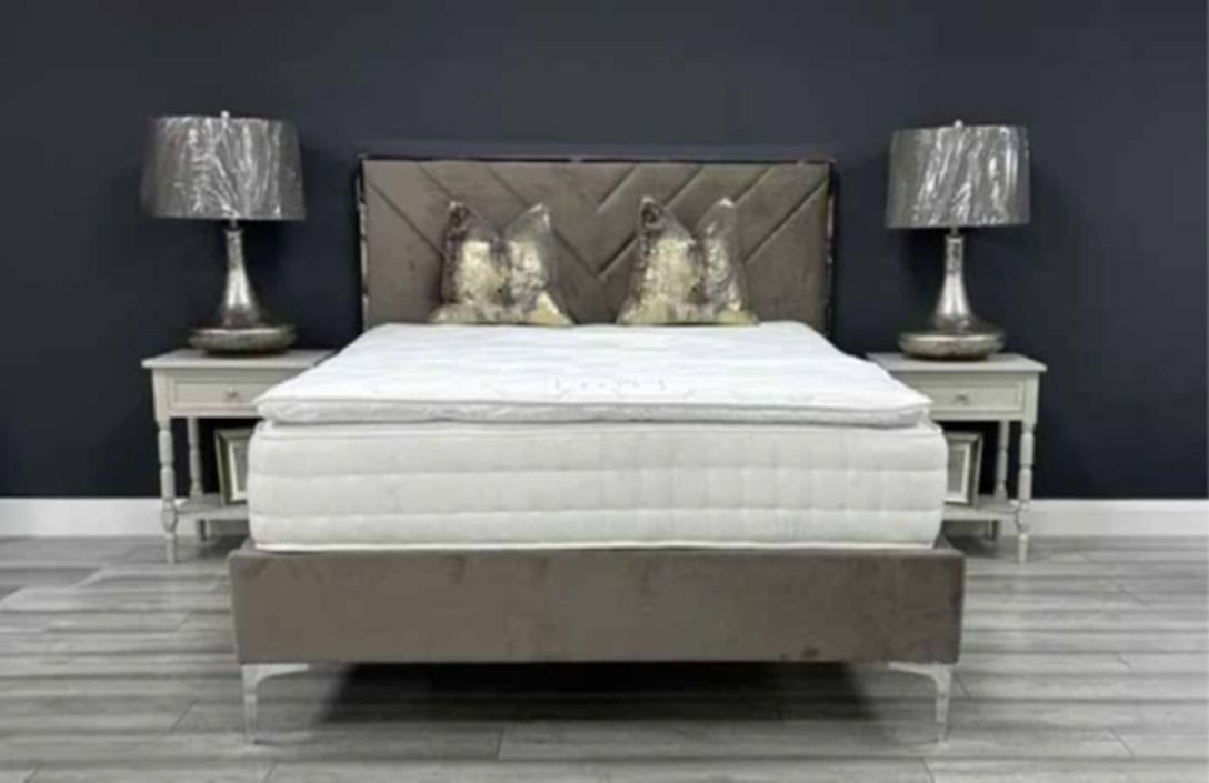 Molly 4ft6 Bedframe - Grey | Buy Online | Beds.ie
