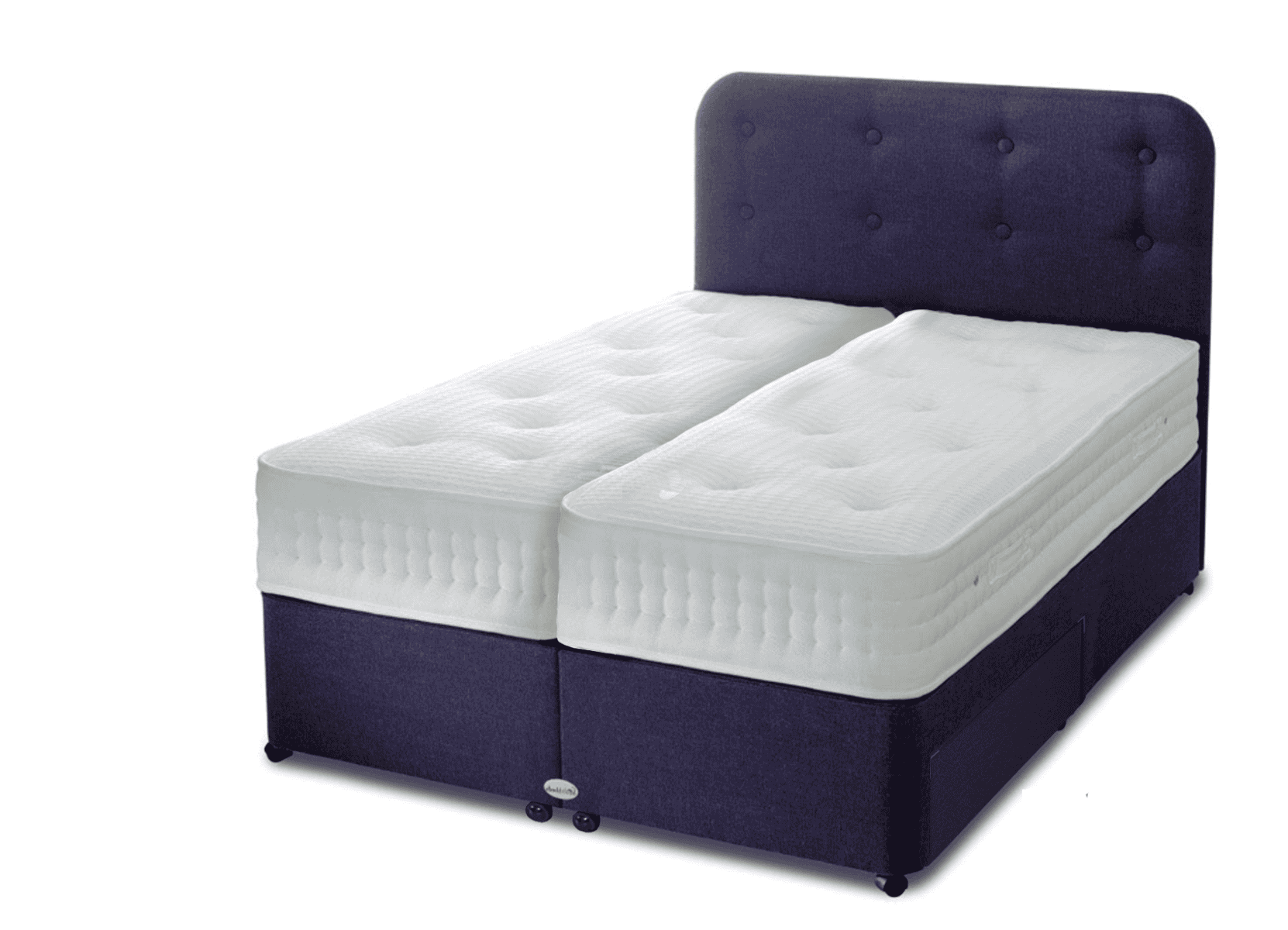 Healthbeds 6ft Memory Med 1400 2 Drawer Zip & Link Bed - Image 3