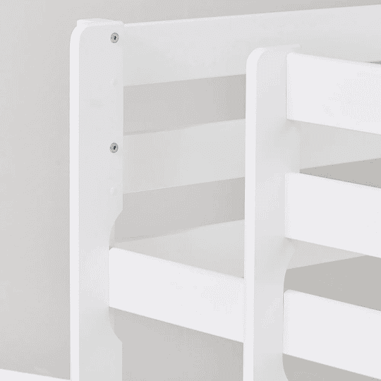 Hoppekids Shorty Bunkbed with Safety Rail - White - Image 7