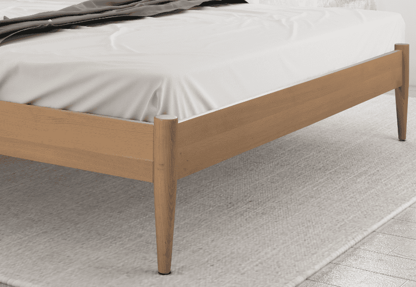 Flintshire 4ft6 Grosvenor Bedframe - Light Oak - Image 4