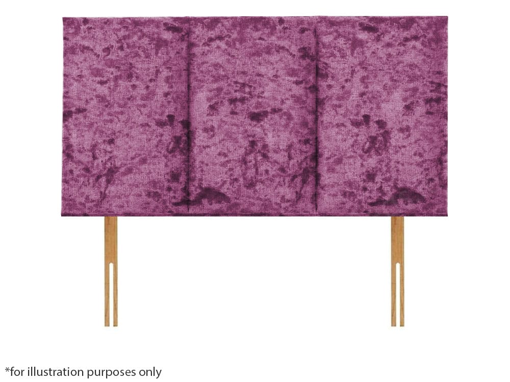 Apollo 6ft Southport Headboard - Glitz Purple | Buy Online | Beds.ie