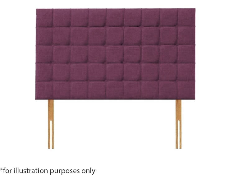 Apollo 6ft Boston Headboard - Azzure Purple | Buy Online | Beds.ie