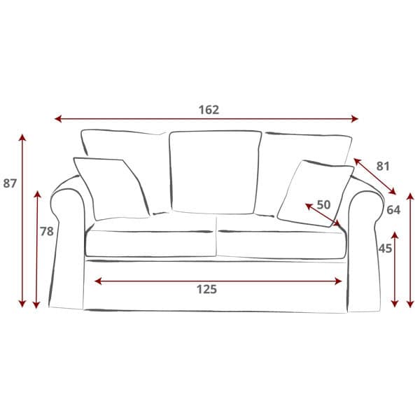 Portland Two Seater Sofa Bed - Image 4