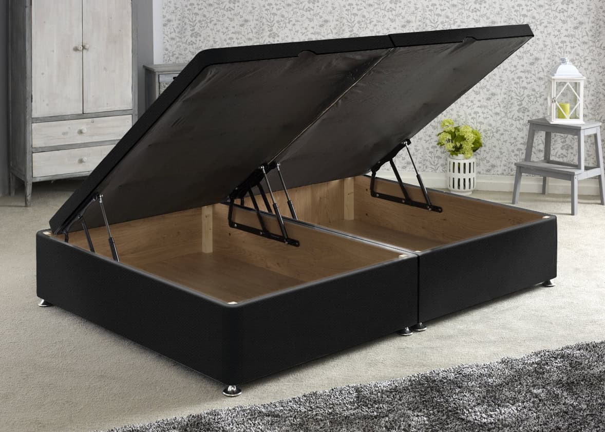 Apollo 6ft Black Side Ottoman Base | Buy Online | Beds.ie