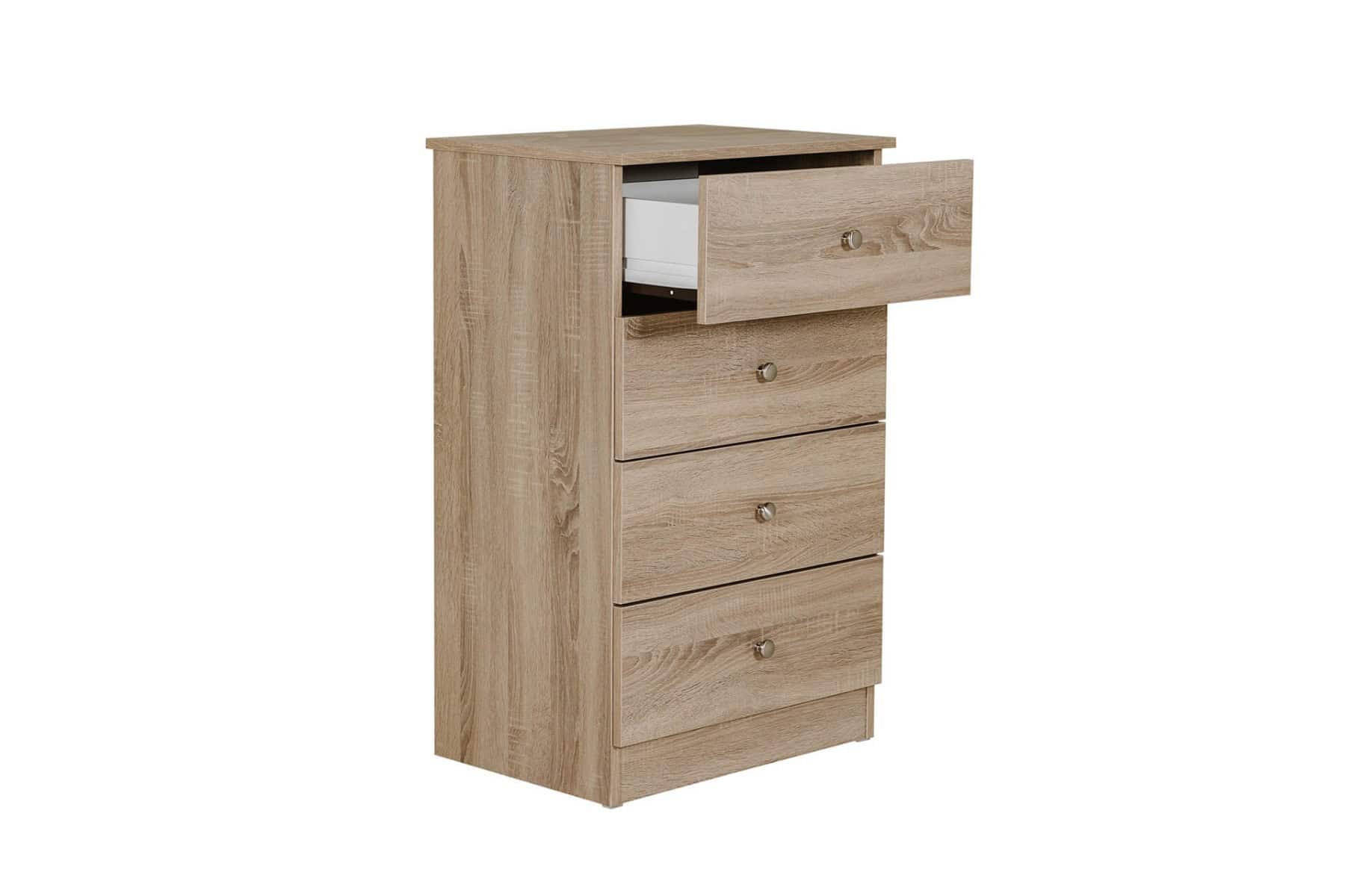 Levi 4 Drawer Chest - Oak - Image 2